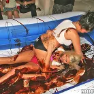 Talon in 'Chocolate Syrup Cat Fight!!'