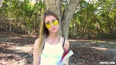 Anya Olsen - Blonde Rides Dick In Public Park | Picture (57)