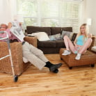 Chloe Foster in 'Old Man's Sneaky Nurse Gets Perverse'