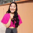 Katana in 'Spanish Asian Amateur's Sloppy BJ'