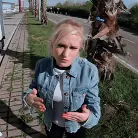 Rossella Visconti in 'Moving Truck Public Fuck'
