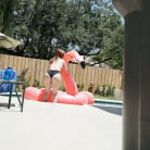 Scarlett Johnson in 'Poolside Peeking'