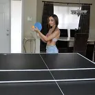 Vanessa Ortiz in 'Sucking Balls at Table Tennis'