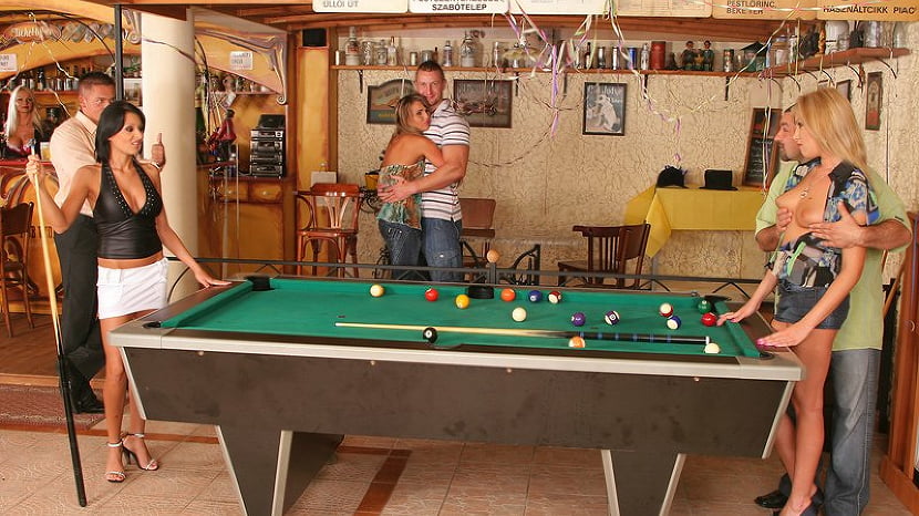 Pool Hall Orgy Junkies