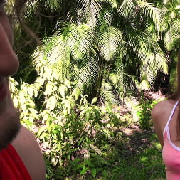 Tiny Redhead Takes Dick In Park