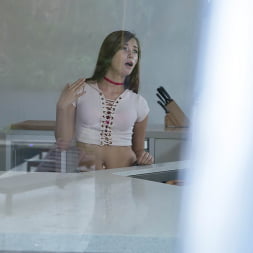 Gagging on the Pool Guy's Cock