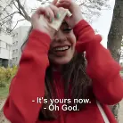 Lucia Nieto in 'She Needs Cash And Loves Dick'