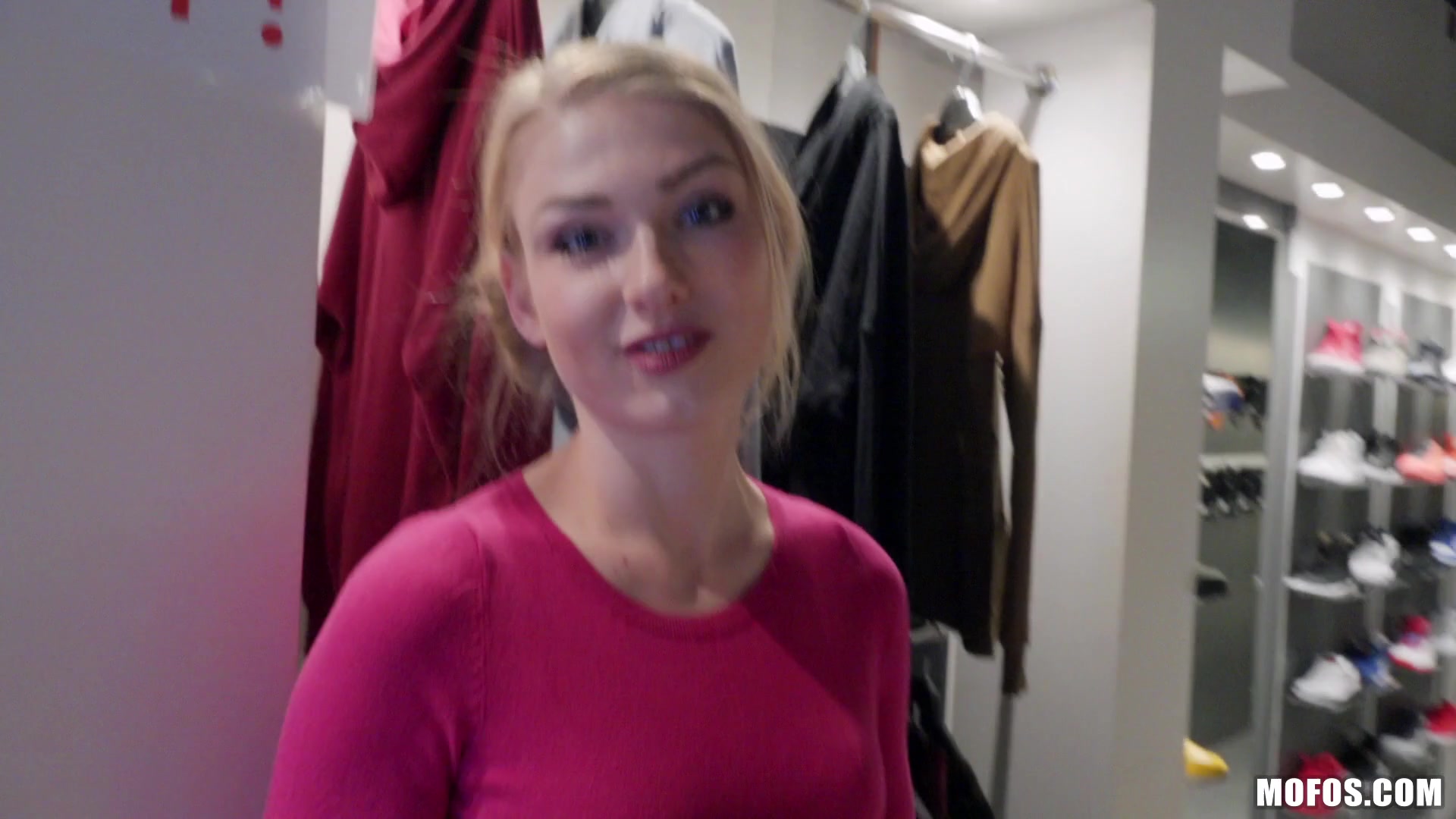 Blonde Filled With Customer Service
