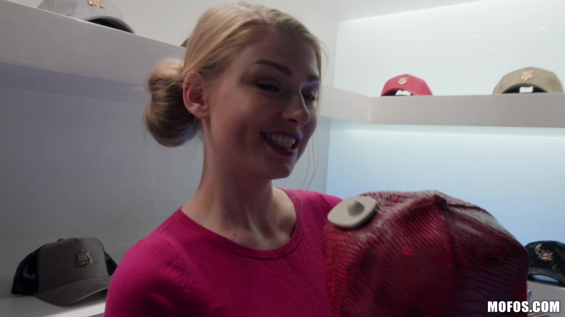 Blonde Filled With Customer Service