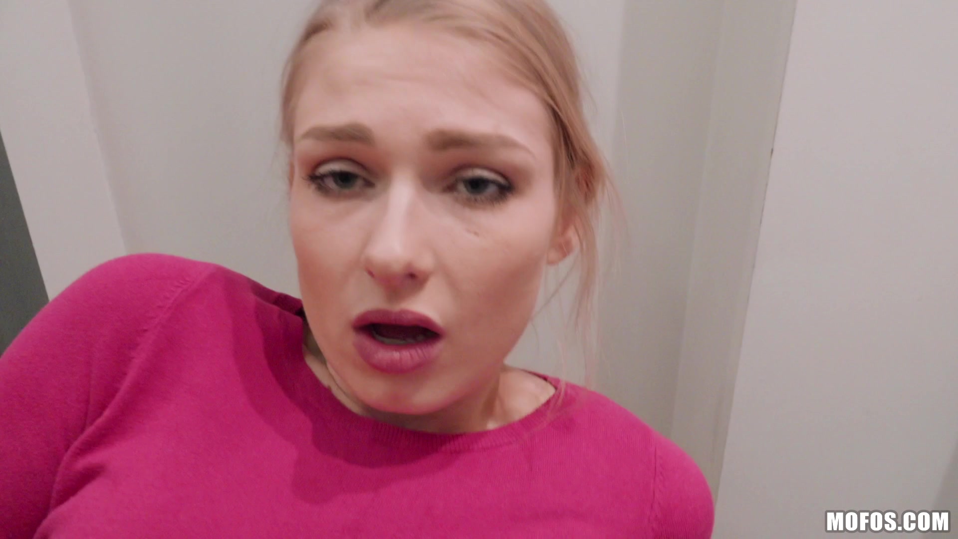 Blonde Filled With Customer Service