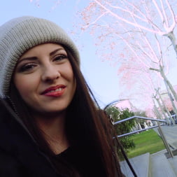 Italian Cutie Rides Dick At School