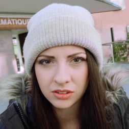Italian Cutie Rides Dick At School