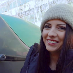 Italian Cutie Rides Dick At School