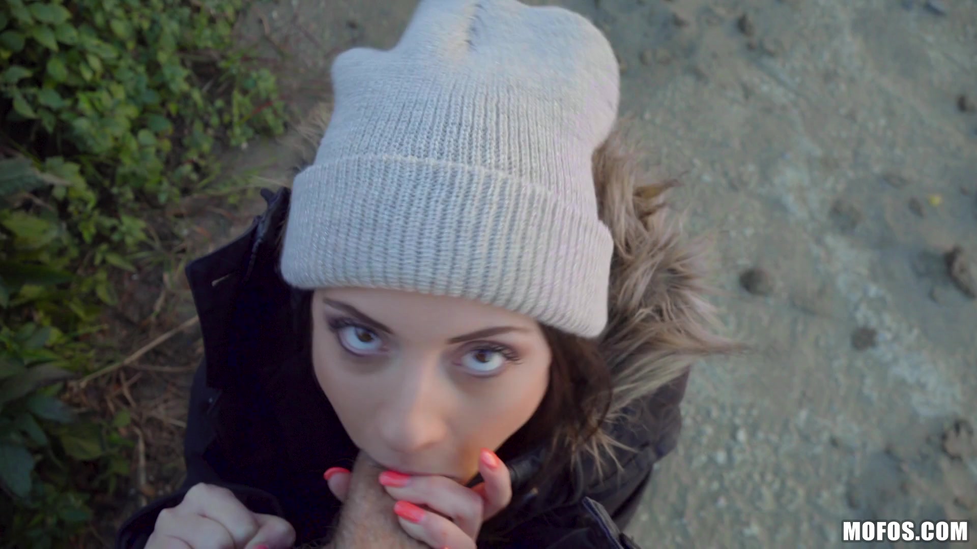 Italian Cutie Rides Dick At School