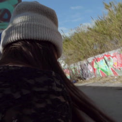 Italian Cutie Rides Dick At School