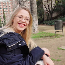 Blonde Nerd Loves Public Fucking