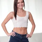 Zoe Bloom in 'Newbie Brunette Stretched Out'